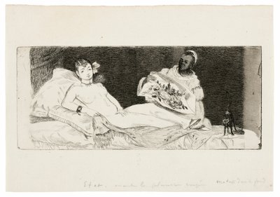 Olympia (tavola pubblicata) da Édouard Manet