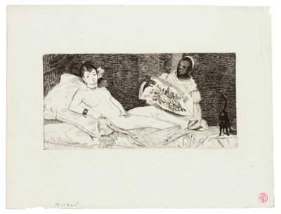 Olympia (tavola pubblicata) da Édouard Manet