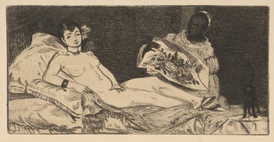 Olympia, piccola piastra da Édouard Manet