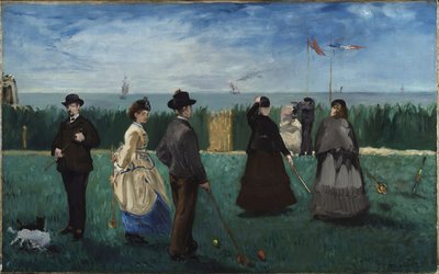 Partita di croquet a Boulogne-sur-Mer da Édouard Manet