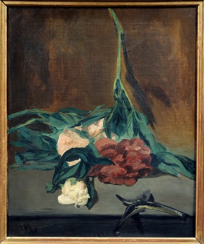 Peonie e cesoie da Édouard Manet