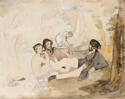 Picnic in a Wood da Édouard Manet