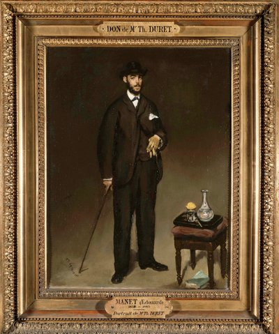 Ritratto a figura intera di Theodore Duret, collezionista e critico d