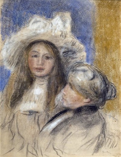 Ritratto di Berthe Morisot (1841-1895) e sua figlia (Julie Manet) da Édouard Manet