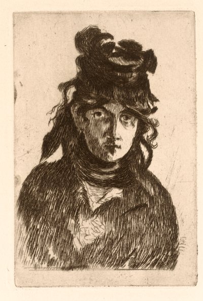 Ritratto di Berthe Morisot da Édouard Manet