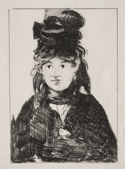 Ritratto di Berthe Morisot da Édouard Manet