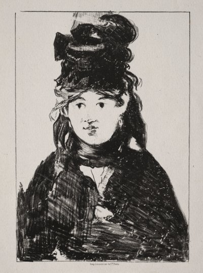 Ritratto di Berthe Morisot da Édouard Manet