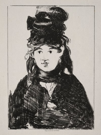 Ritratto di Berthe Morisot, 1872 da Édouard Manet