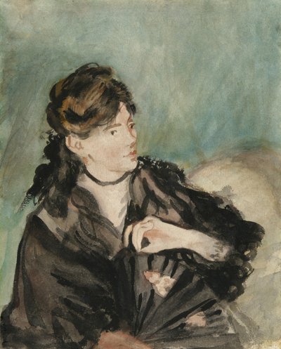 Ritratto di Berthe Morisot, 1873-74 da Édouard Manet