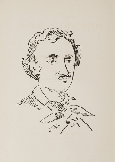 Ritratto di Edgar Allan Poe da Édouard Manet
