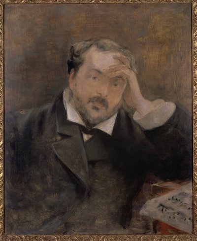 Ritratto di Emmanuel Chabrier, 1881 da Édouard Manet