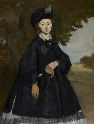 Ritratto di Madame Brunet, c.1861-3 da Édouard Manet