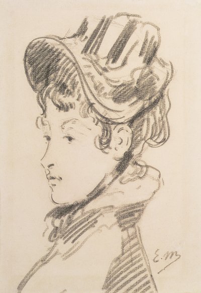 Ritratto di Madame Jules Guillemet, c.1880 da Édouard Manet