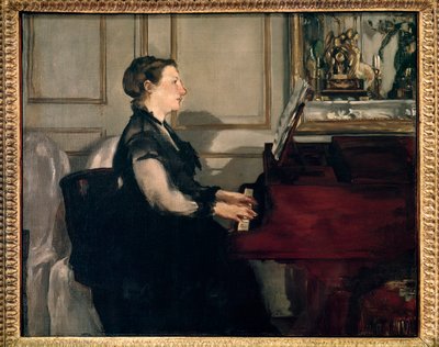 Ritratto di Madame Manet al pianoforte da Édouard Manet