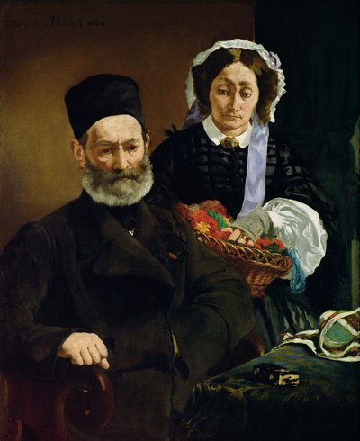 Ritratto di Monsieur e Madame Auguste Manet da Édouard Manet