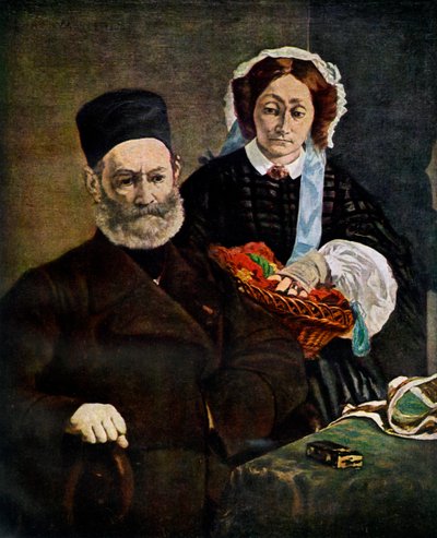 Ritratto di Monsieur e Madame Auguste Manet, 1860 1938 da Édouard Manet