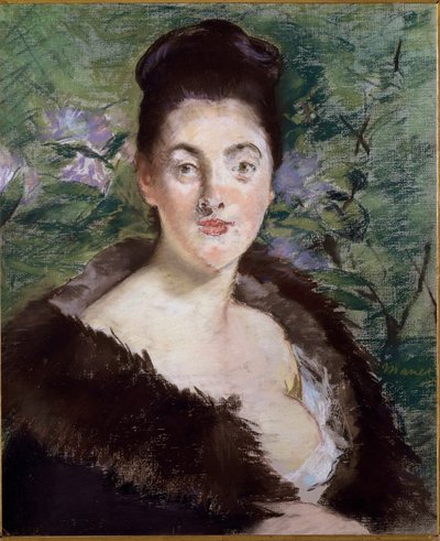 Ritratto di sconosciuta o La donna in pelliccia da Édouard Manet