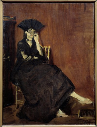 Ritratto della pittrice Berthe Morisot da Édouard Manet