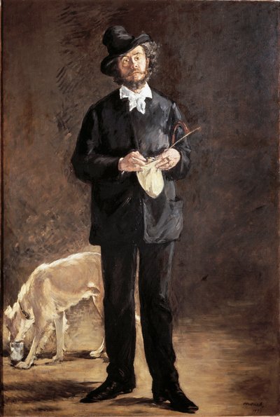 Ritratto del poeta, pittore e scultore Gilbert-Marcellin Desboutin da Édouard Manet