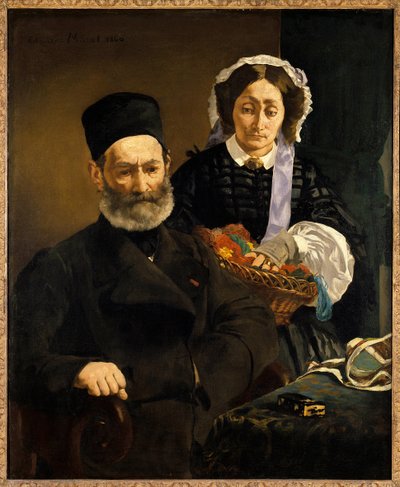 Ritratti di Monsieur e Madame Auguste Manet, genitori dell