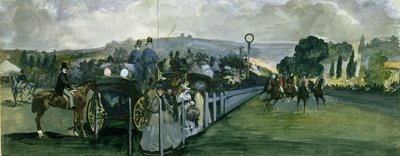 Ippodromo a Longchamps da Édouard Manet