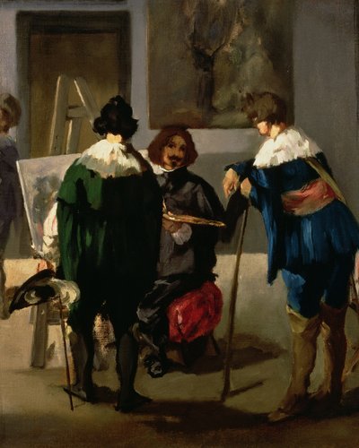 Scena in uno studio spagnolo da Édouard Manet