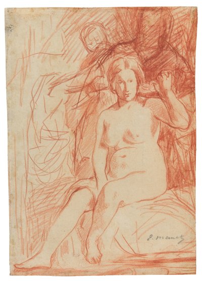 Nudo seduto da Édouard Manet
