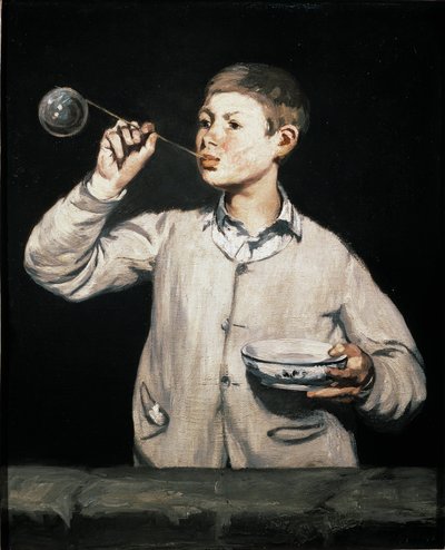 Bolle di sapone da Édouard Manet