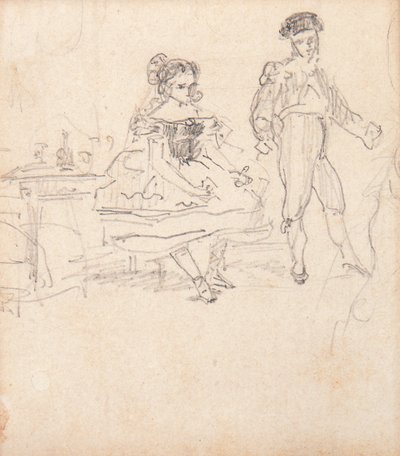Coppia spagnola, 1862 da Édouard Manet