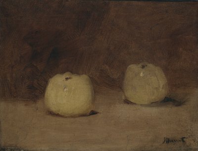 Natura morta con due mele da Édouard Manet