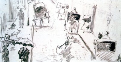 Scena di strada, c1850-c1883 da Édouard Manet