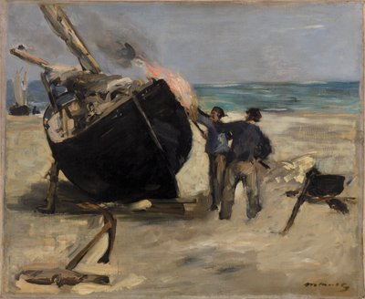 Catramare la Barca da Édouard Manet