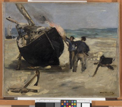 Catramare la Barca, 1873 da Édouard Manet