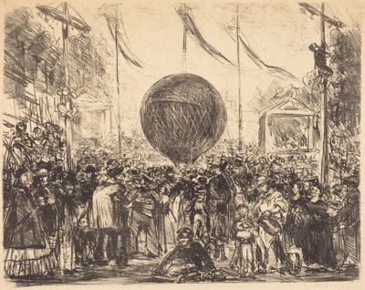 Il pallone aerostatico da Édouard Manet