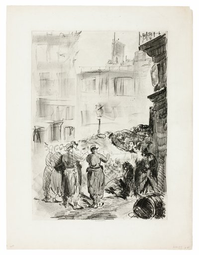 La barricata da Édouard Manet