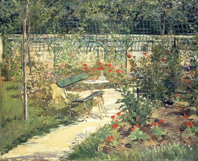 La panchina nel giardino di Versailles, 1881 da Édouard Manet