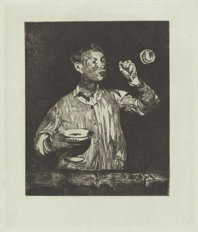 Il ragazzo con le bolle di sapone da Édouard Manet