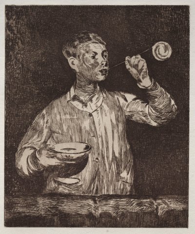Il ragazzo con le bolle di sapone da Édouard Manet