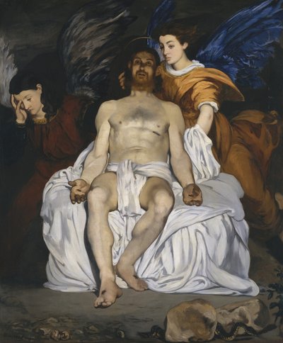 Il Cristo morto con angeli da Édouard Manet