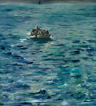 La fuga di Henri de Rochefort (1831-1915) 20 marzo 1874 da Édouard Manet