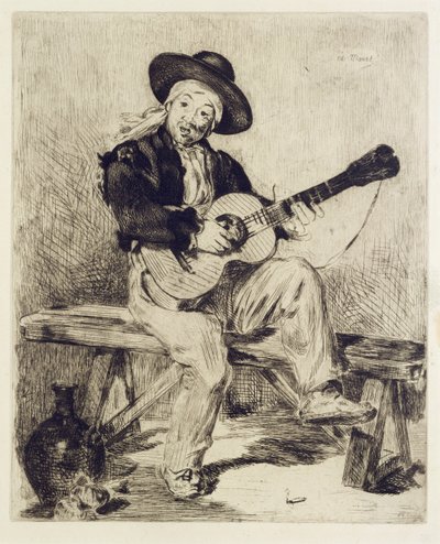 Il chitarrista da Édouard Manet
