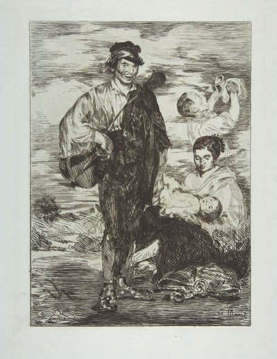 I Gitani, 1862 da Édouard Manet