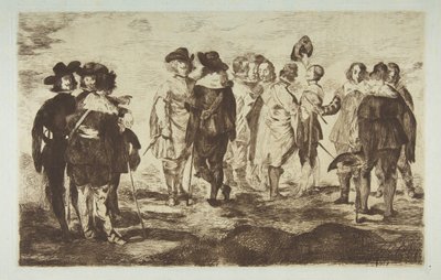 I piccoli cavalieri, dopo Velázquez, 1861-62 da Édouard Manet