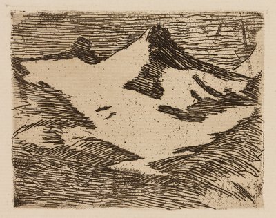 La montagna, tavola 2 da Le Fleuve da Édouard Manet
