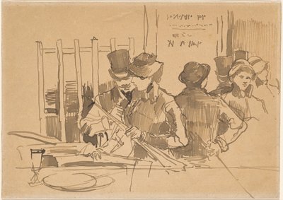 Ristorante della Ferrovia da Édouard Manet