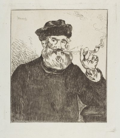 Il fumatore, 1866-67 da Édouard Manet