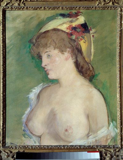 La bionda a seno nudo da Édouard Manet