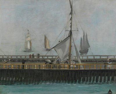 Il molo di Boulogne-sur-Mer da Édouard Manet