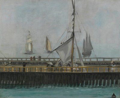 Il molo di Boulogne-sur-Mer, 1868 da Édouard Manet