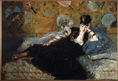 La signora ai ventagli, Nina de Callias - 1873 da Édouard Manet